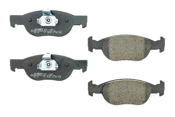 Jeu de 4 plaquettes de frein AISIN ref. BPFI-1002